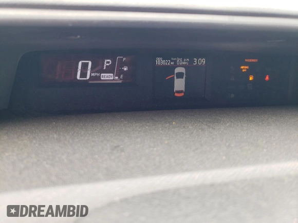 2016 Toyota Prius One с VIN JTDKDTB36G1128480, выставлен на аукционе Copart как лот 58382685 с пробегом 103 022 миль миль и Списание • Salvage title. История ставок и продаж доступна на DreamBid. Изображение 9.
