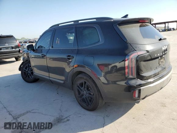 2023 Kia Telluride SX with VIN 5XYP5DGC3PG348337, listed as a Copart auction lot 53195555 with 47,633 mi miles and Salvage title. Bid and sale history available at DreamBid. Image 2.