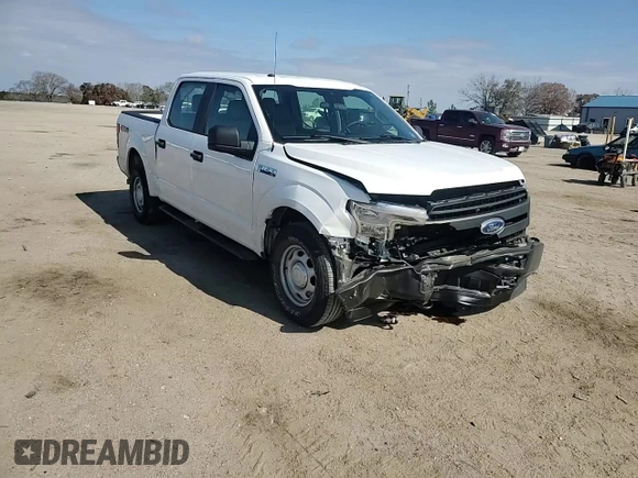 2019 Ford F-150 XL with VIN 1FTEW1E52KFC63864, listed as a Copart auction lot 43713355 with 32,177 mi miles and Salvage Title. Bid and sale history available at carsss.com. Image 11.