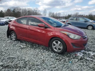 2014 Hyundai Elantra SE with VIN 5NPDH4AE8EH530979, listed as a Copart auction lot 46337335 with 173,137 mi miles and Salvage Title. Bid and sale history available at carsss.com. Image 4.