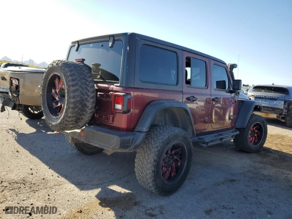 2021 Jeep Wrangler Unlimited Rubicon with VIN 1C4HJXFG7MW590231, listed as a Copart auction lot 53527475 with 26,250 mi miles and Salvage Title. Bid and sale history available at carsss.com. Image 3.