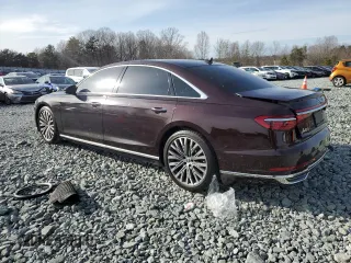 2019 Audi A8 L with VIN WAU8DAF83KN014441, listed as a Copart auction lot 45976415 with 78,749 mi miles and Salvage Title. Bid and sale history available at carsss.com. Image 2.