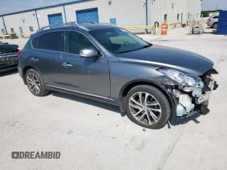 2017 Infiniti QX50 with VIN JN1BJ0RR2HM411012, listed as a Copart auction lot 53279625 with 60,156 mi miles and Salvage Title. Bid and sale history available at DreamBid. Image 4.