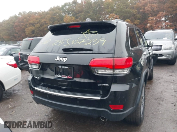 2019 Jeep Grand Cherokee Limited with VIN 1C4RJFBG6KC854476, listed as a IAAI auction lot 37947995 with 999,999 mi miles. Bid and sale history available at carsss.com. Image 15.