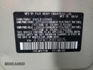 2014 Subaru Crosstrek Premium с VIN JF2GPACC2E8334675, выставлен на аукционе Copart как лот 56304695 с пробегом 102 317 миль миль и Списание • Salvage title. История ставок и продаж доступна на DreamBid. Изображение 14.