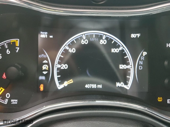 2021 Jeep Grand Cherokee Limited X with VIN 1C4RJFBG7MC501683, listed as a Copart auction lot 81826964 with 40,755 mi miles and Salvage Title. Bid and sale history available at carsss.com. Image 9.
