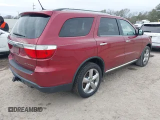 2013 Dodge Durango Citadel with VIN 1C4SDHET2DC598188, listed as a IAAI auction lot 41281134 with 87,455 mi miles and . Bid and sale history available at carsss.com. Image 4.
