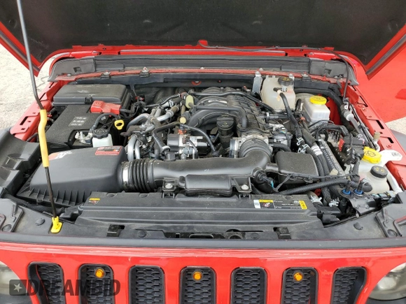 2023 Jeep Wrangler Sport with VIN 1C4HJXDG5PW527992, listed as a Copart auction lot 73312234 with 32,686 mi miles and Salvage Title. Bid and sale history available at DreamBid. Image 12.
