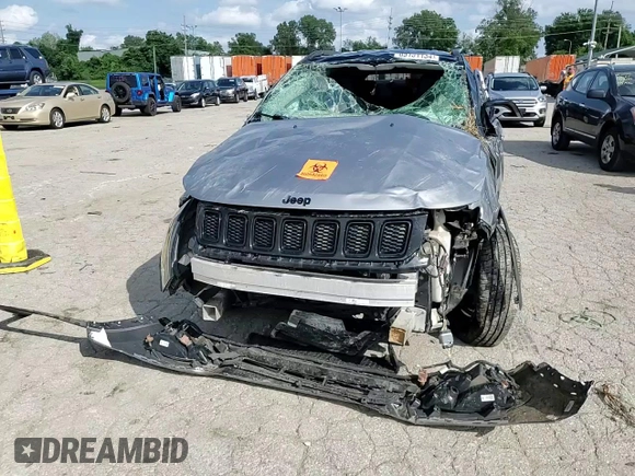 2018 Jeep Compass Altitude with VIN 3C4NJCBB2JT407423, listed as a Copart auction lot 65131134 with 66,605 mi miles and Salvage title. Bid and sale history available at DreamBid. Image 11.