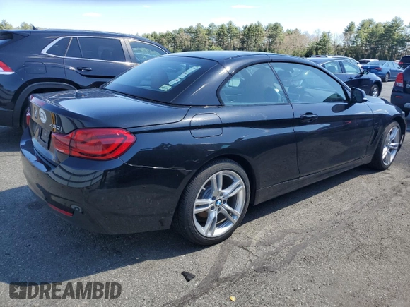 2019 BMW 4 Series 430i xDrive with VIN WBA4Z3C51KEN88803, listed as a Copart auction lot 50422424 with 47,588 mi miles and Salvage title. Bid and sale history available at DreamBid. Image 3.