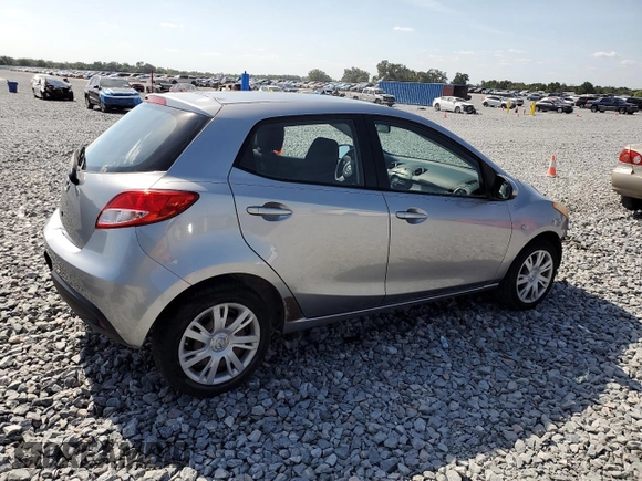 2012 Mazda 2 Sport with VIN JM1DE1KY8C0139339, listed as a Copart auction lot 54540565 with 63,380 mi miles and Salvage Title. Bid and sale history available at carsss.com. Image 3.