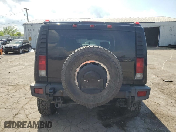 2006 Hummer H2 z VIN 5GRGN23U36H115579, wystawiony jako Copart lot #55753045 z przebiegiem 166 133 mil mil oraz Tytuł czysty. Historia ofert i sprzedaży dostępna na DreamBid. Obrazek 6.
