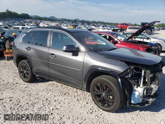 2022 Toyota RAV4 Hybrid SE with VIN 4T3T6RFV3NU081775, listed as a Copart auction lot 62269675 with 63,106 mi miles and Salvage title. Bid and sale history available at DreamBid. Image 4.