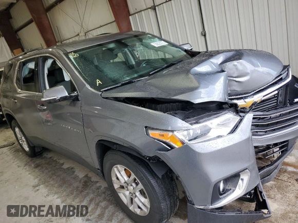2019 Chevrolet Traverse LT Cloth with VIN 1GNERGKW4KJ313983, listed as a Copart auction lot 58828275 with Not provided miles and Salvage title. Bid and sale history available at DreamBid. Image 4.