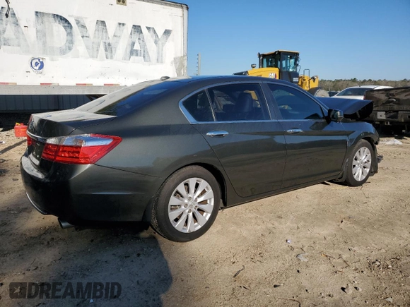 2013 Honda Accord Sdn EX-L with VIN 1HGCR2F85DA250542, listed as a Copart auction lot 48637155 with Not Provided miles and Non Repairable. Bid and sale history available at carsss.com. Image 3.