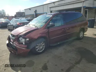 2007 Chrysler Town & Country LWB Limited with VIN 2A8GP64L37R144832, listed as a Copart auction lot 86148274 with 182,442 mi miles and Salvage Title. Bid and sale history available at carsss.com. Image 1.