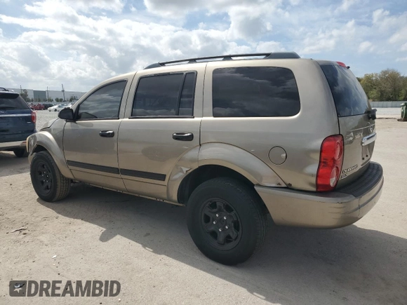 2005 Dodge Durango SLT with VIN 1D4HD48N85F562640, listed as a Copart auction lot 47258845 with 250,233 mi miles and Salvage title. Bid and sale history available at DreamBid. Image 2.