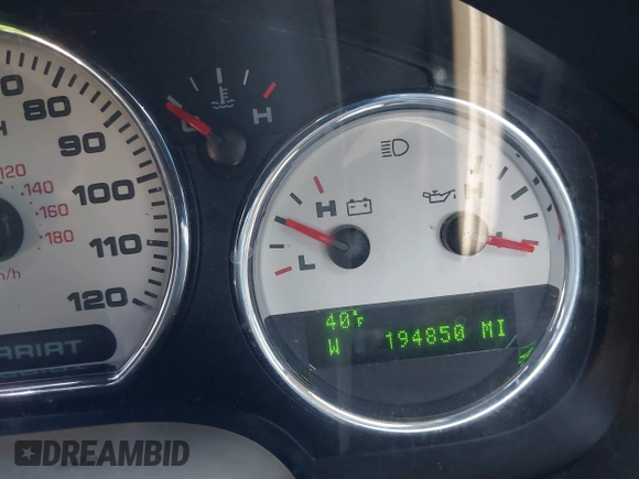 2005 Ford F-150 XLT with VIN 1FTPW145X5FB64160, listed as a IAAI auction lot 41985142 with 194,850 mi miles. Bid and sale history available at carsss.com. Image 16.
