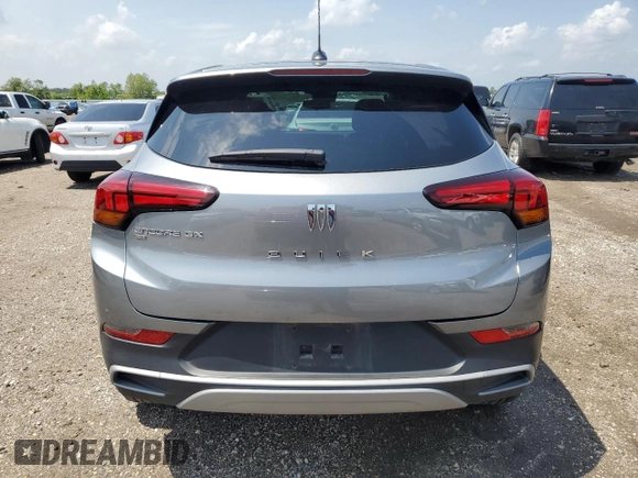 2024 Buick Encore GX Preferred with VIN KL4AMCSL7RB216859, listed as a Copart auction lot 53822495 with 23,712 mi miles and Salvage title. Bid and sale history available at DreamBid. Image 6.