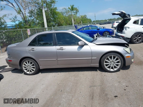 2003 Lexus IS 300 with VIN JTHBD192730074509, listed as a IAAI auction lot 42049035 with 296,596 mi miles. Bid and sale history available at carsss.com. Image 13.