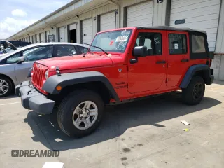 2016 Jeep Wrangler Unlimited Sport with VIN 1C4BJWDG9GL302542, listed as a Copart auction lot 63942405 with 174,632 mi miles and Clean title. Bid and sale history available at DreamBid. Image 1.