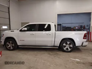 2021 Ram 1500 Laramie with VIN 1C6SRFJT6MN671456, listed as a IAAI auction lot 41087757 with 40,593 mi miles and . Bid and sale history available at DreamBid. Image 14.