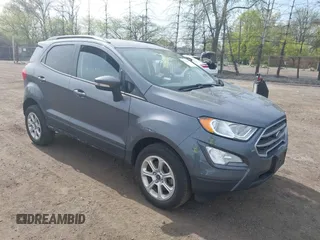2020 Ford EcoSport SE z VIN MAJ6S3GLXLC361623, wystawiony jako IAAI lot #42122952 z przebiegiem 25 480 mil mil oraz . Historia ofert i sprzedaży dostępna na DreamBid. Obrazek 1.