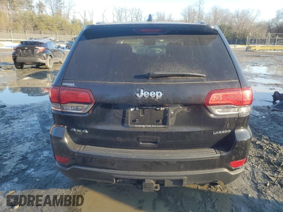 2022 Jeep Grand Cherokee WK Laredo X with VIN 1C4RJFAGXNC119635, listed as a Copart auction lot 75948994 with 0 mi miles and Salvage Title. Bid and sale history available at carsss.com. Image 6.
