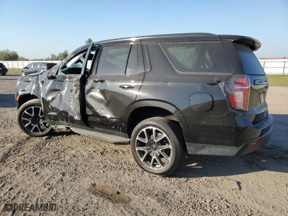 2024 Chevrolet Tahoe RST with VIN 1GNSKRKD5RR260708, listed as a Copart auction lot 74101214 with 5,609 mi miles and Salvage Title. Bid and sale history available at carsss.com. Image 2.