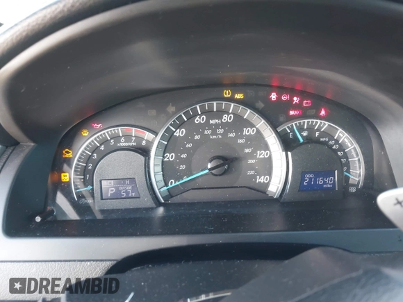 2012 Toyota Camry L with VIN 4T1BF1FK1CU114782, listed as a IAAI auction lot 41844323 with 211,640 mi miles and . Bid and sale history available at DreamBid. Image 7.