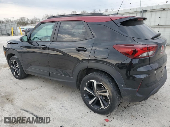 2021 Chevrolet TrailBlazer RS with VIN KL79MTSL1MB076337, listed as a Copart auction lot 47872824 with 70,239 mi miles and . Bid and sale history available at DreamBid. Image 2.