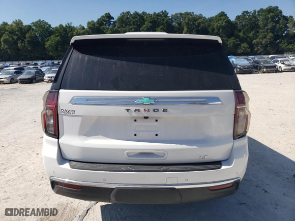 2022 Chevrolet Tahoe LT with VIN 1GNSCNKD5NR122165, listed as a Copart auction lot 63813244 with 84,325 mi miles and Non Repairable. Bid and sale history available at carsss.com. Image 6.