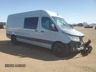 2021 Mercedes-Benz Sprinter Cargo with VIN W1W4ECHY3MT067912, listed as a Copart auction lot 52359165 with Not Provided miles and Salvage Title. Bid and sale history available at carsss.com. Image 4.