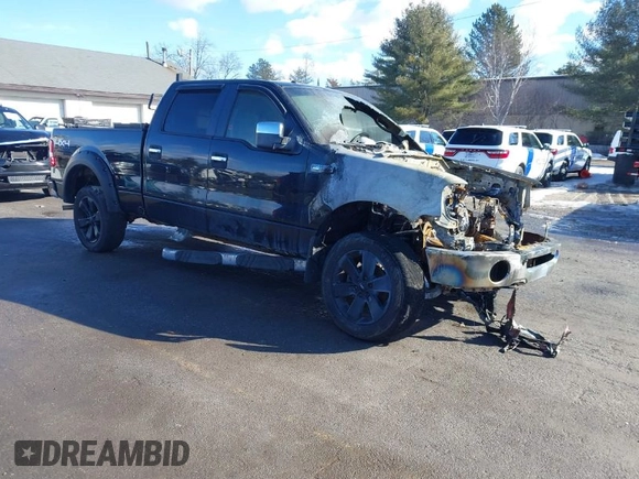 2008 Ford F-150 XLT with VIN 1FTPW14V78FA47527, listed as a IAAI auction lot 41646823 with 1 mi miles. Bid and sale history available at carsss.com. Image 1.