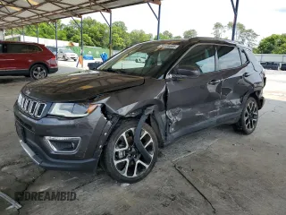 2018 Jeep Compass Limited z VIN 3C4NJDCB0JT399987, wystawiony jako Copart lot #59104685 z przebiegiem 71 673 mil mil oraz Szkoda całkowita • Salvage title. Historia ofert i sprzedaży dostępna na DreamBid. Obrazek 1.