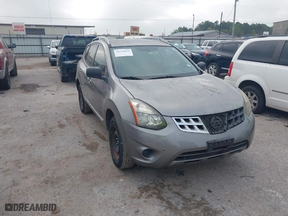 2014 Nissan Rogue Select S with VIN JN8AS5MV1EW703147, listed as a IAAI auction lot 41879658 with 162,605 mi miles. Bid and sale history available at carsss.com. Image 1.