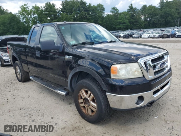 2007 Ford F-150 XLT with VIN 1FTPX145X7FA58310, listed as a Copart auction lot 62710135 with 176,647 mi miles and Clean title. Bid and sale history available at DreamBid. Image 4.