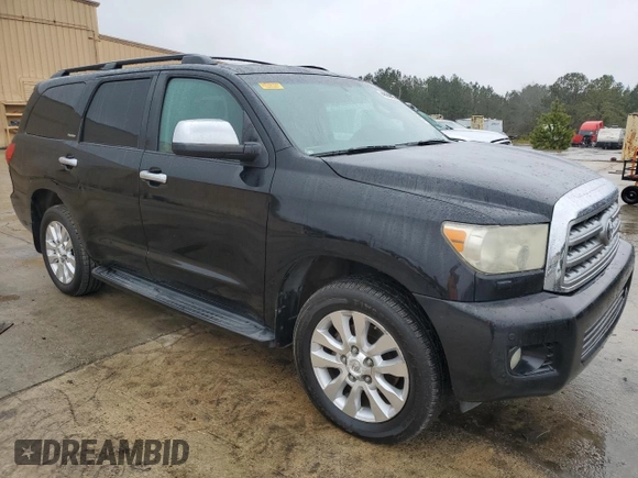 2008 Toyota Sequoia Platinum with VIN 5TDBY67A78S009399, listed as a Copart auction lot 46290695 with 137,569 mi miles and Clean Title. Bid and sale history available at carsss.com. Image 4.