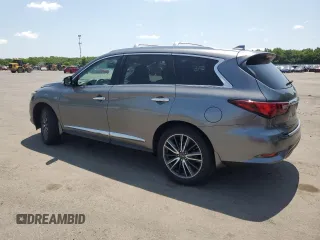 2019 Infiniti QX60 Luxe with VIN 5N1DL0MM1KC504950, listed as a Copart auction lot 61621525 with 95,199 mi miles and Salvage title. Bid and sale history available at DreamBid. Image 2.