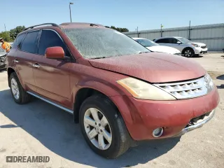 2007 Nissan Murano SL with VIN JN8AZ08T67W511264, listed as a Copart auction lot 77810814 with 97,270 mi miles and Salvage Title. Bid and sale history available at carsss.com. Image 4.