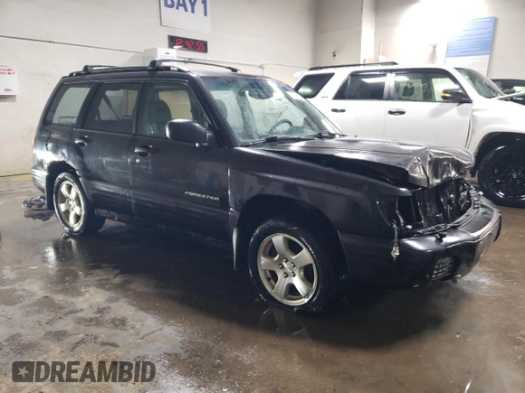 2002 Subaru Forester S w/Premium Pkg with VIN JF1SF656X2H718673, listed as a Copart auction lot 43409005 with 165,375 mi miles and Salvage Title. Bid and sale history available at carsss.com. Image 4.