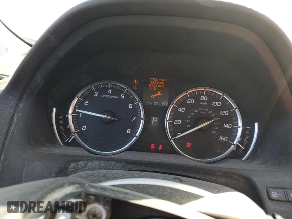 2016 Acura TLX with VIN 19UUB1F32GA008089, listed as a Copart auction lot 76282874 with 71,092 mi miles and Salvage Title. Bid and sale history available at carsss.com. Image 9.