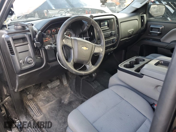 2015 Chevrolet Silverado 1500 Work Truck with VIN 1GCNKPEH2FZ409919, listed as a Copart auction lot 43023445 with 43,647 mi miles and Salvage Title. Bid and sale history available at carsss.com. Image 8.