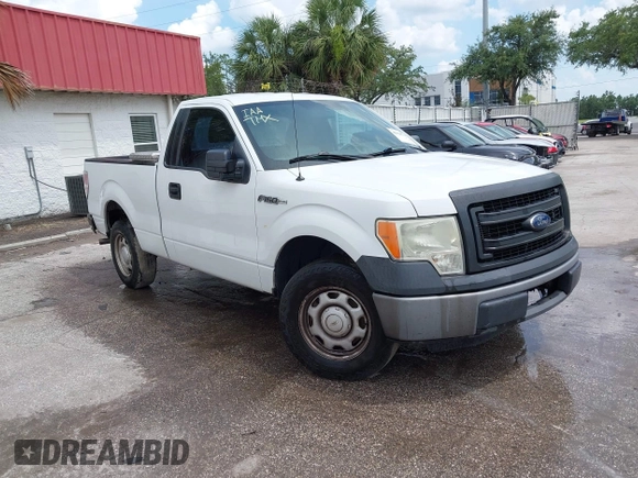 2013 Ford F-150 XL with VIN 1FTMF1CM9DFC13973, listed as a IAAI auction lot 42326721 with 209,911 mi miles and . Bid and sale history available at DreamBid. Image 1.