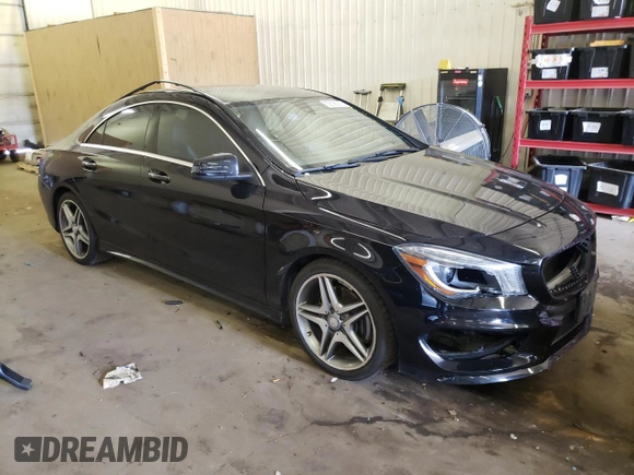 2015 Mercedes-Benz CLA 250 with VIN WDDSJ4EB9FN188302, listed as a Copart auction lot 59396273 with 134,649 mi miles and . Bid and sale history available at DreamBid. Image 4.