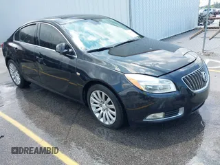 2011 Buick Regal CXL Turbo TO2 with VIN W04GW5EV6B1051881, listed as a IAAI auction lot 42704477 with 224,296 mi miles and . Bid and sale history available at DreamBid. Image 1.