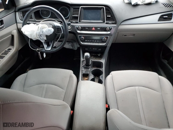 2019 Hyundai Sonata Sport with VIN 5NPE34AF9KH750588, listed as a Copart auction lot 44385125 with 0 mi miles and Salvage Title. Bid and sale history available at carsss.com. Image 8.