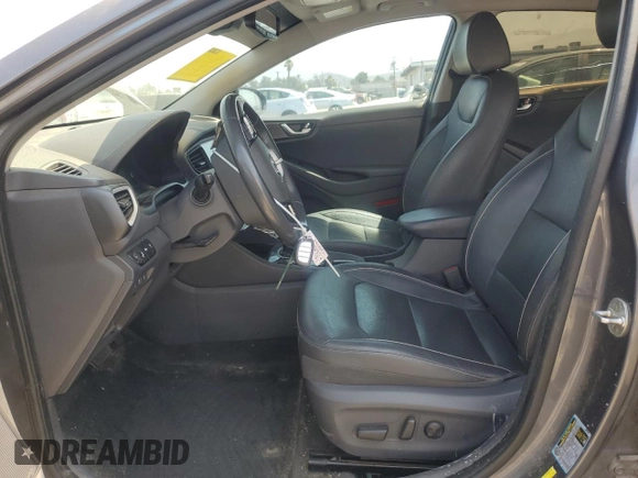 2019 Hyundai Ioniq Limited with VIN KMHC75LD2KU146671, listed as a Copart auction lot 61872035 with 78,158 mi miles and Salvage title. Bid and sale history available at DreamBid. Image 7.