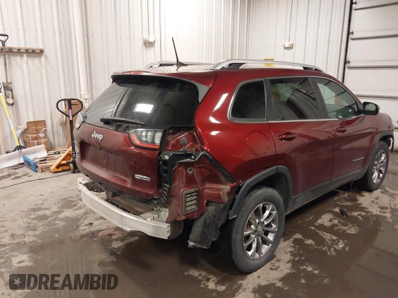 2019 Jeep Cherokee Latitude Plus with VIN 1C4PJMLB2KD198561, listed as a IAAI auction lot 41731691 with 71,129 mi miles. Bid and sale history available at carsss.com. Image 20.