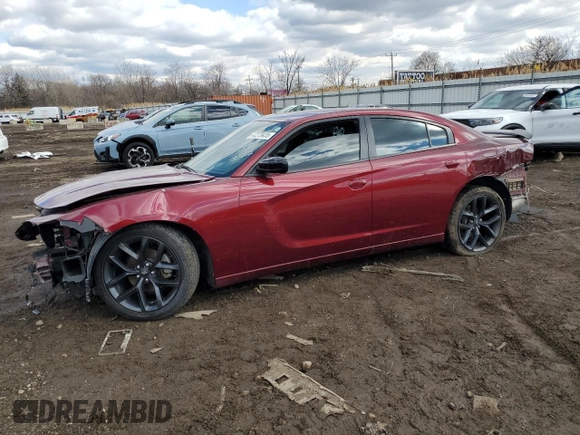 2021 Dodge Charger SXT with VIN 2C3CDXBG3MH612042, listed as a Copart auction lot 47273435 with 70,308 mi miles and Salvage Title. Bid and sale history available at carsss.com. Image 1.